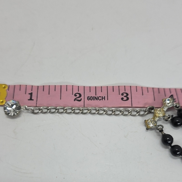 Vintage America Black and Silver Necklace - Picture 5 of 7